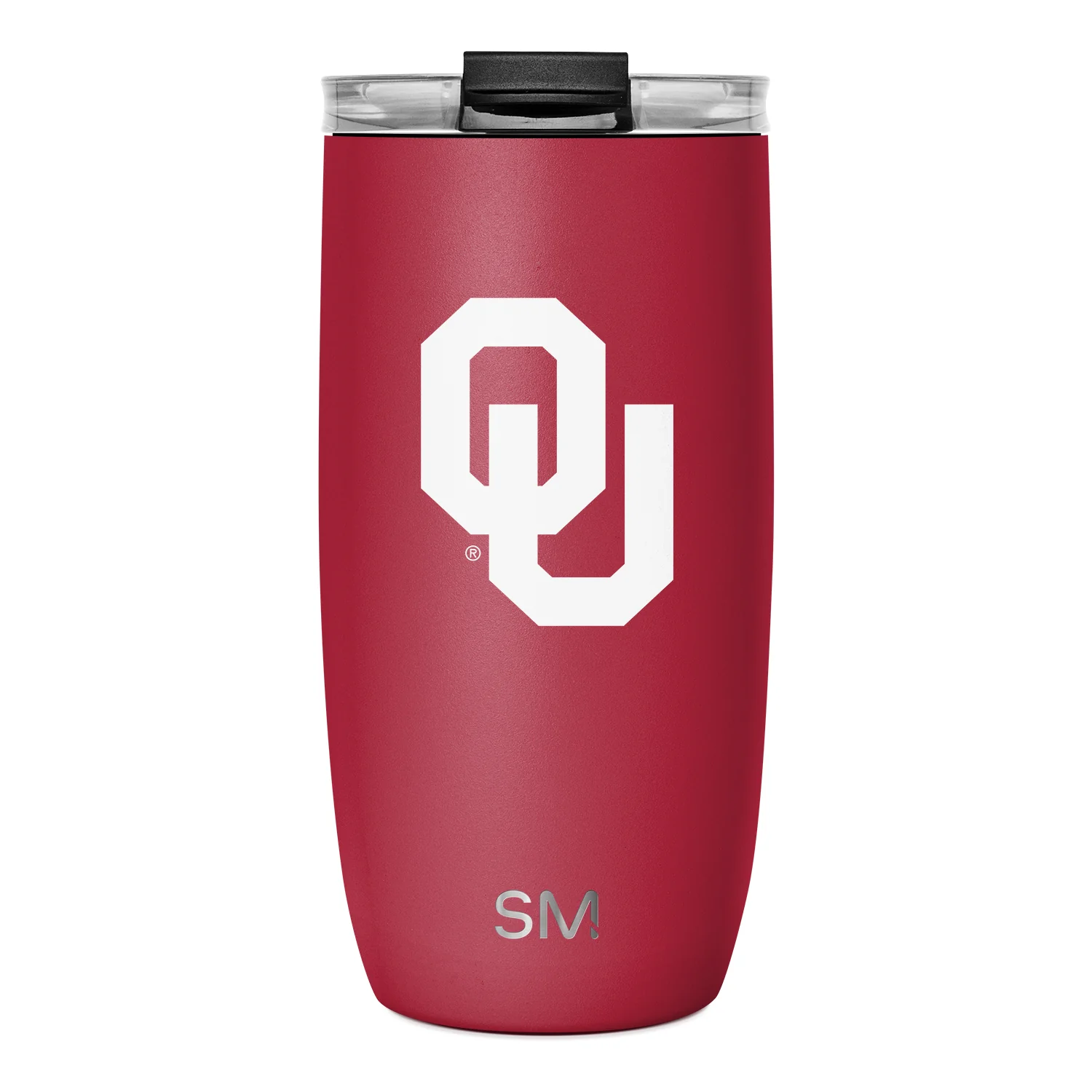 Simple Modern Collegiate Voyager Tumbler with Clear Flip Lid & Straw - 16oz Oklahoma