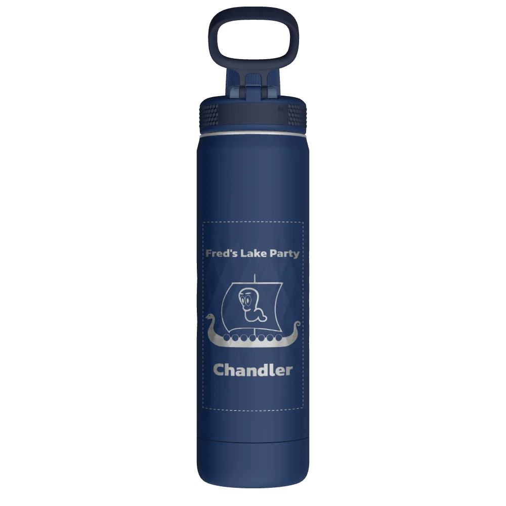 Takeya Sport Water Bottle - 22oz Indigo Spout - Model 51316-TAKEYA-SPORT-WATER-BOTTLE-CUSTOMIZED-227-22OZ-INDIGO-SPOUT