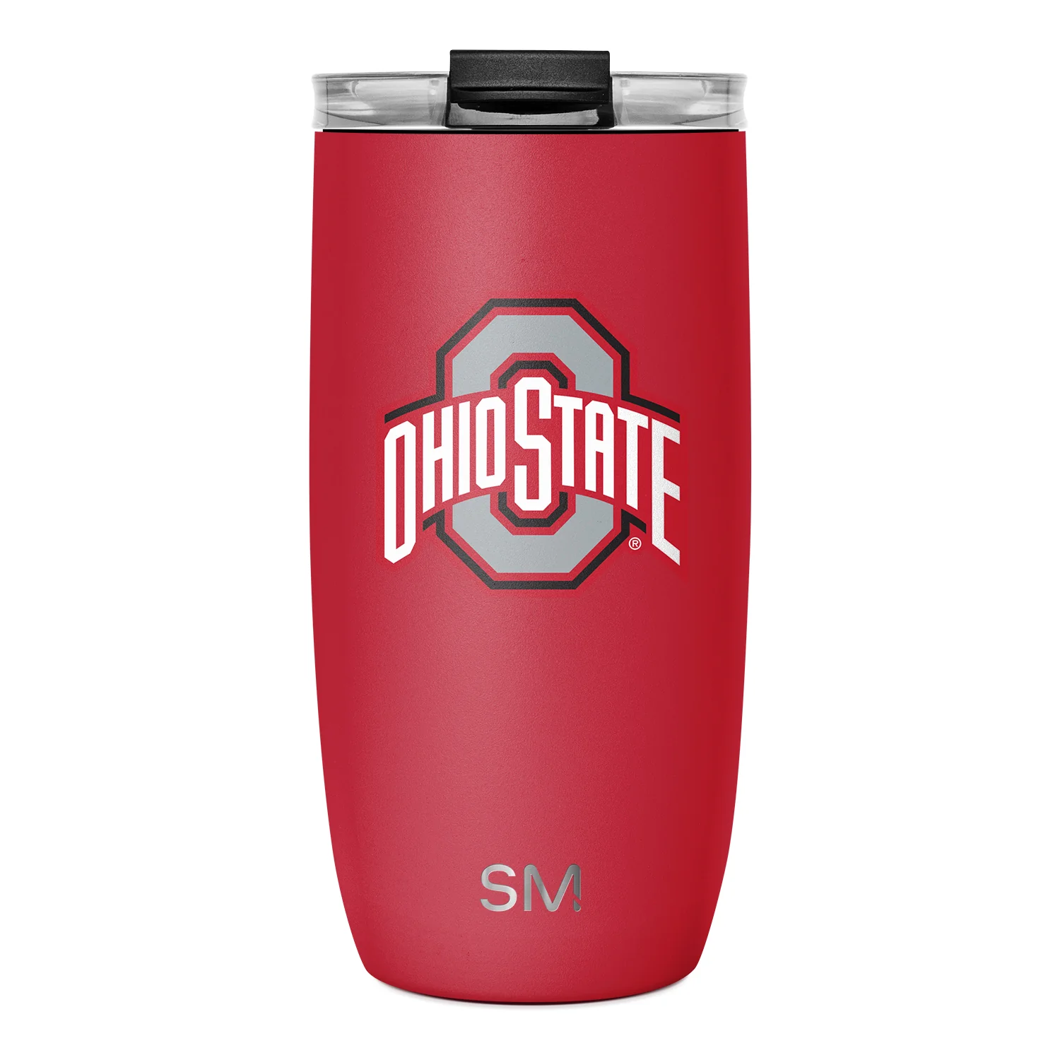 Simple Modern Collegiate Voyager Tumbler with Clear Flip Lid & Straw - 16oz Ohio State