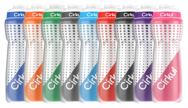 Cirkul 22oz. Insulated Squeeze Plastic Bottle & Sport Lid
