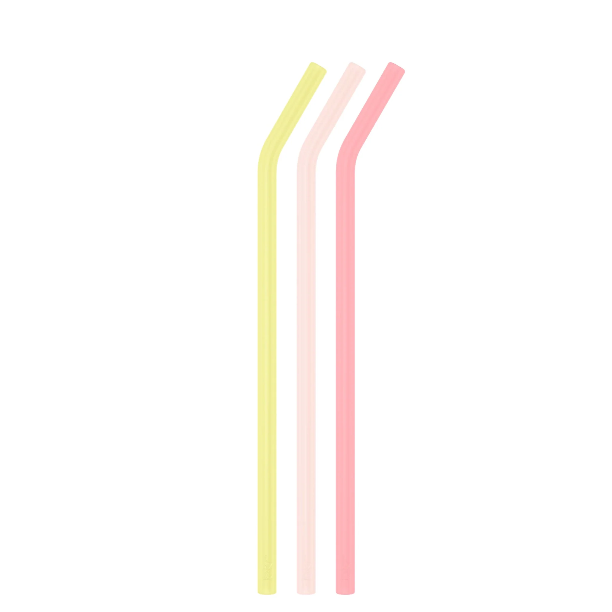 bkr LEMONADE STAND DEMI STRAWS 650ML (22OZ) SET OF THREE