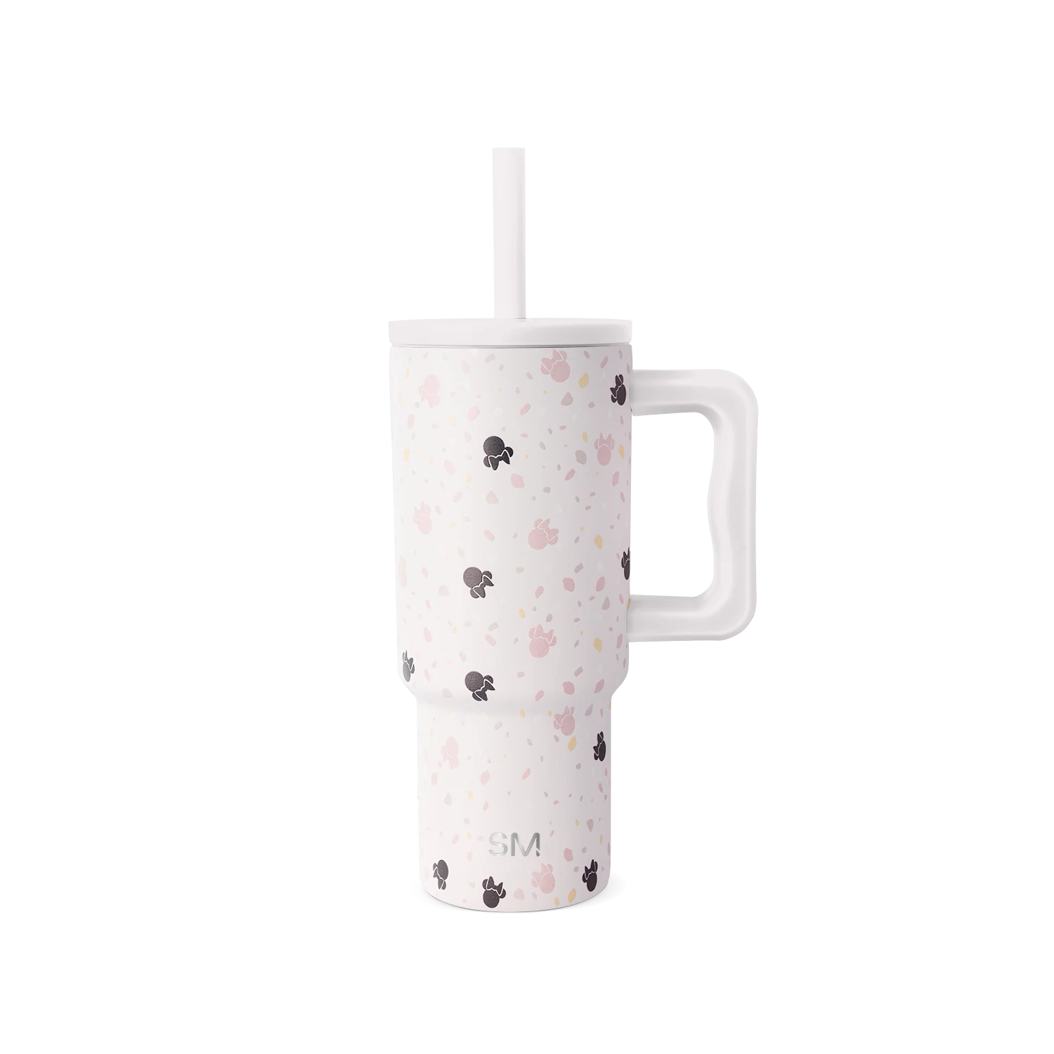 Simple Modern Trek Kids Tumbler with Silicone Straw Lid - 24oz Minnie Mouse on Terrazzo