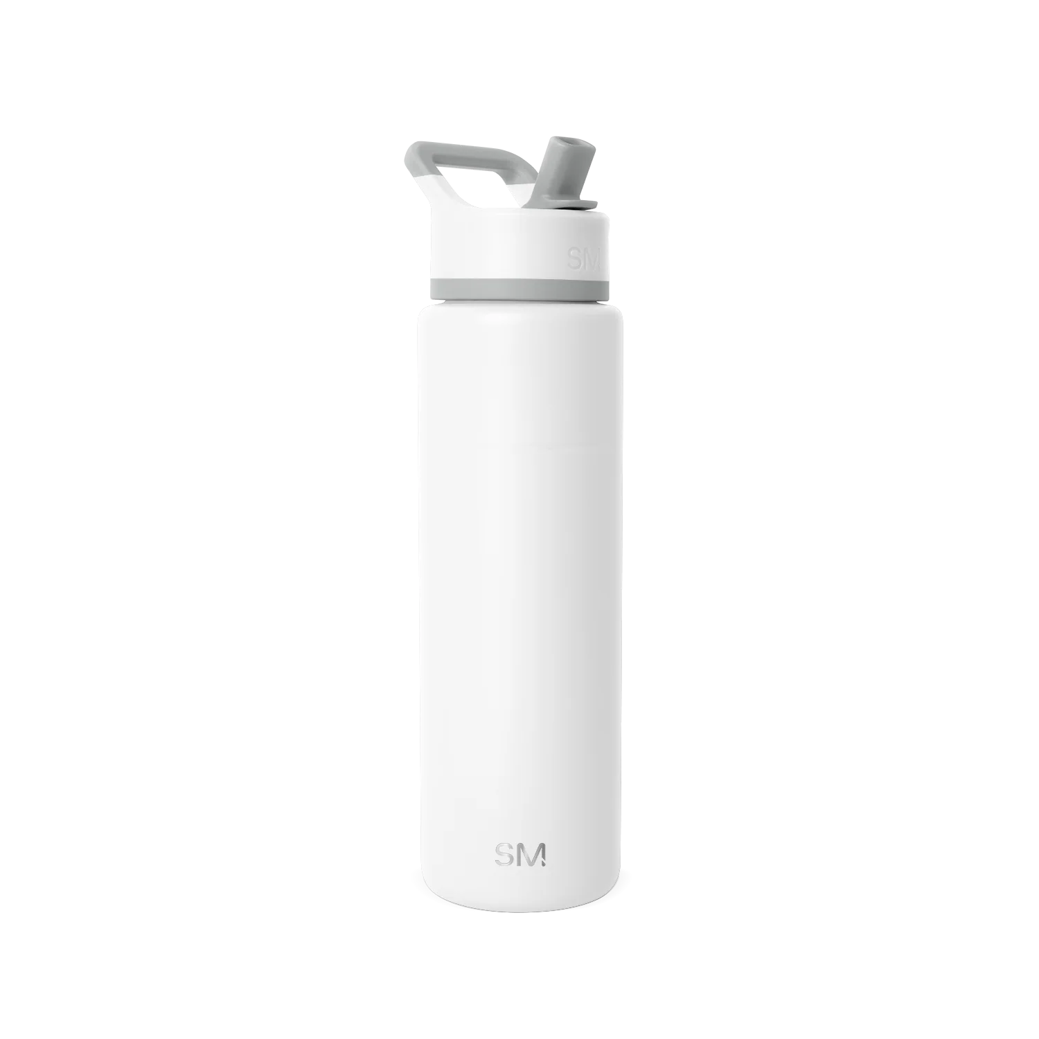 Simple Modern Summit Water Bottle with Straw Lid - 30oz Winter White