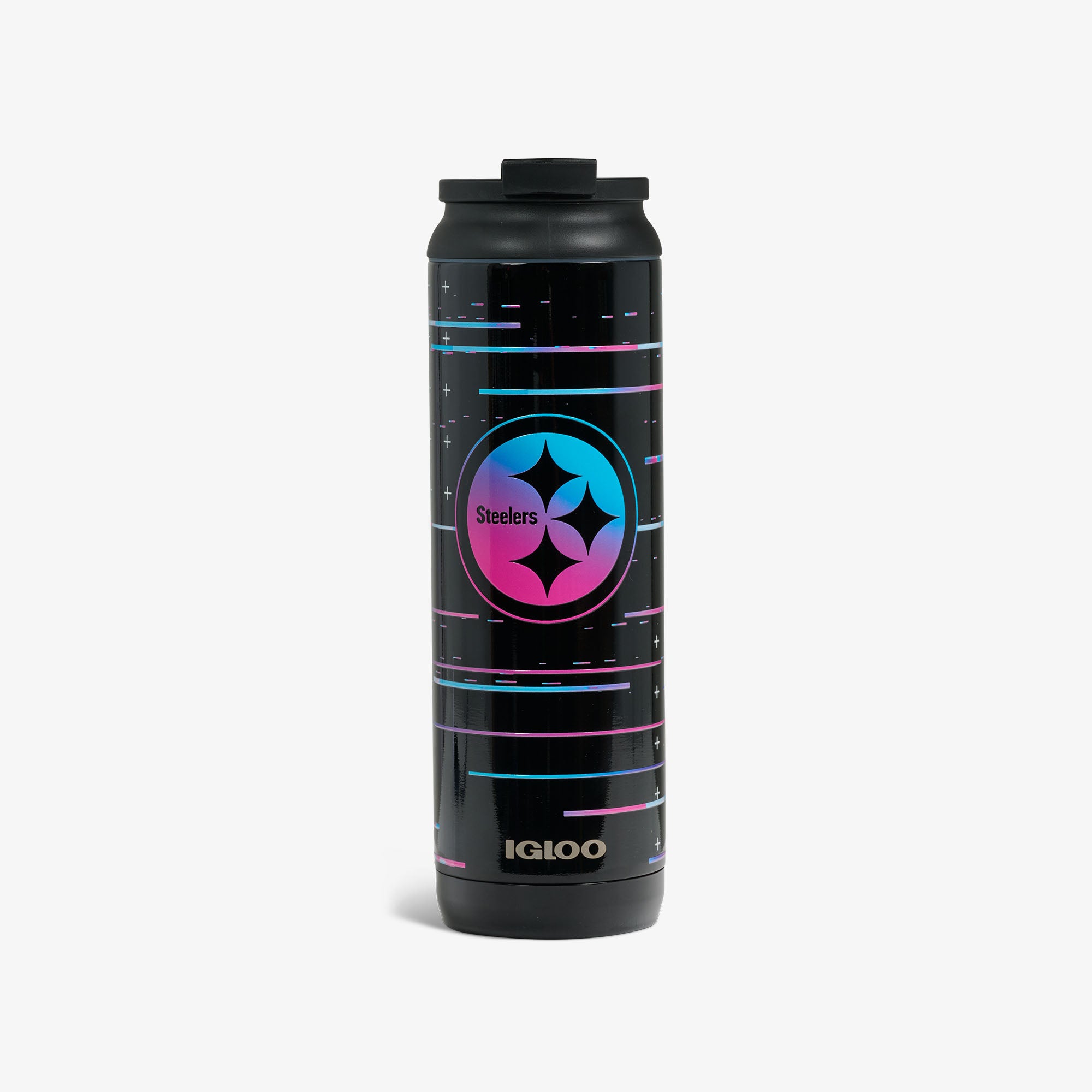 Igloo NFL Neon Pittsburgh Steelers 20 Oz Flip ‘n’ Sip Tumbler