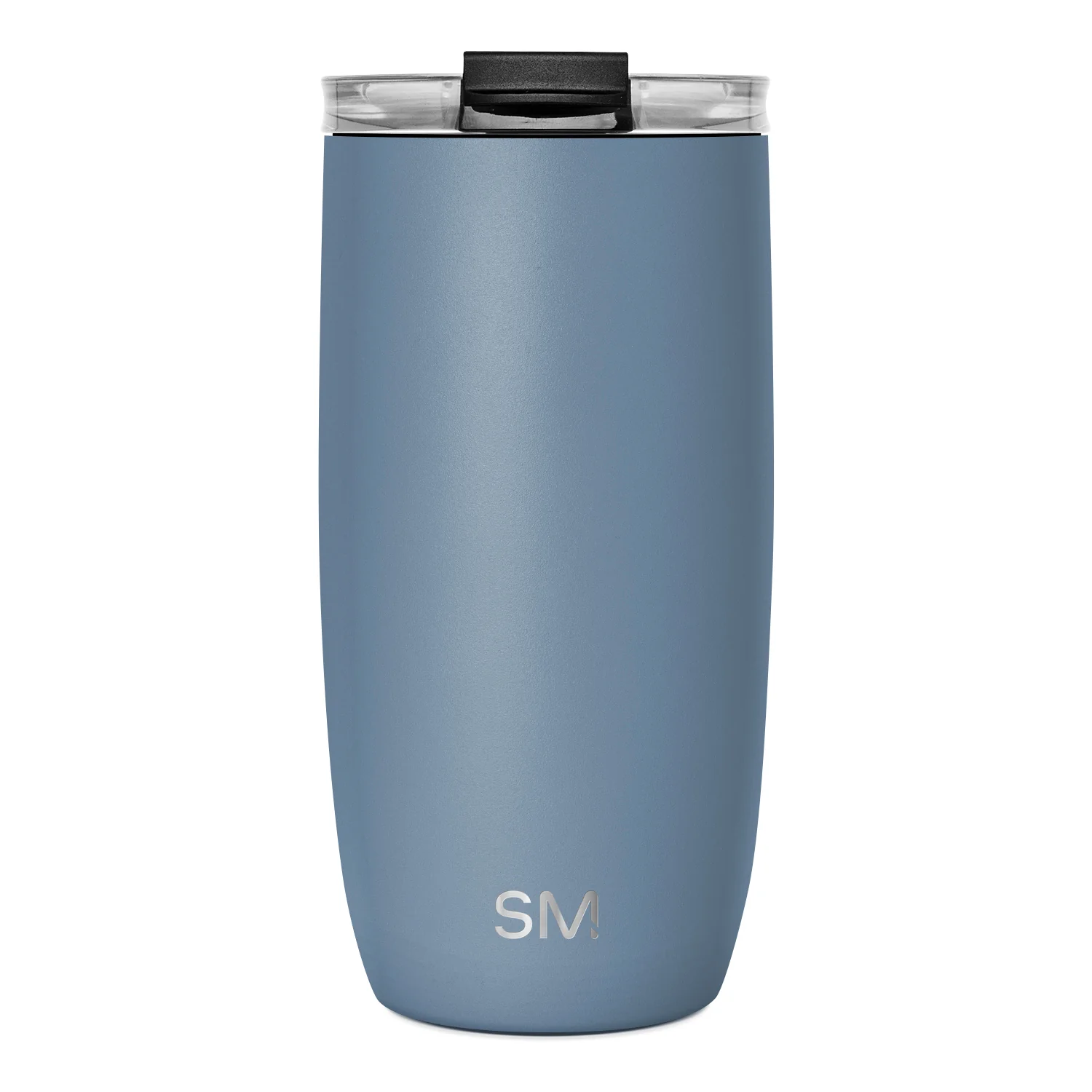 Simple Modern Voyager Tumbler with Clear Flip Lid & Straw - 16oz Blue Dune
