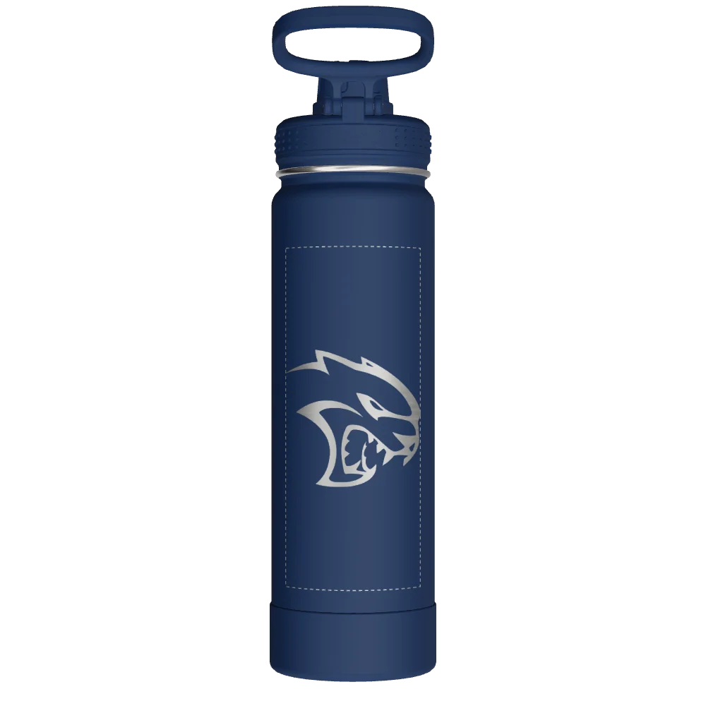 Takeya Actives Water Bottle With Spout Lid - 22oz Midnight - Model 50297-TAKEYA-ACTIVES-WATER-BOTTLE-WITH-SPOUT-LID-CUSTOMIZED-110-22OZ-MIDNIGHT