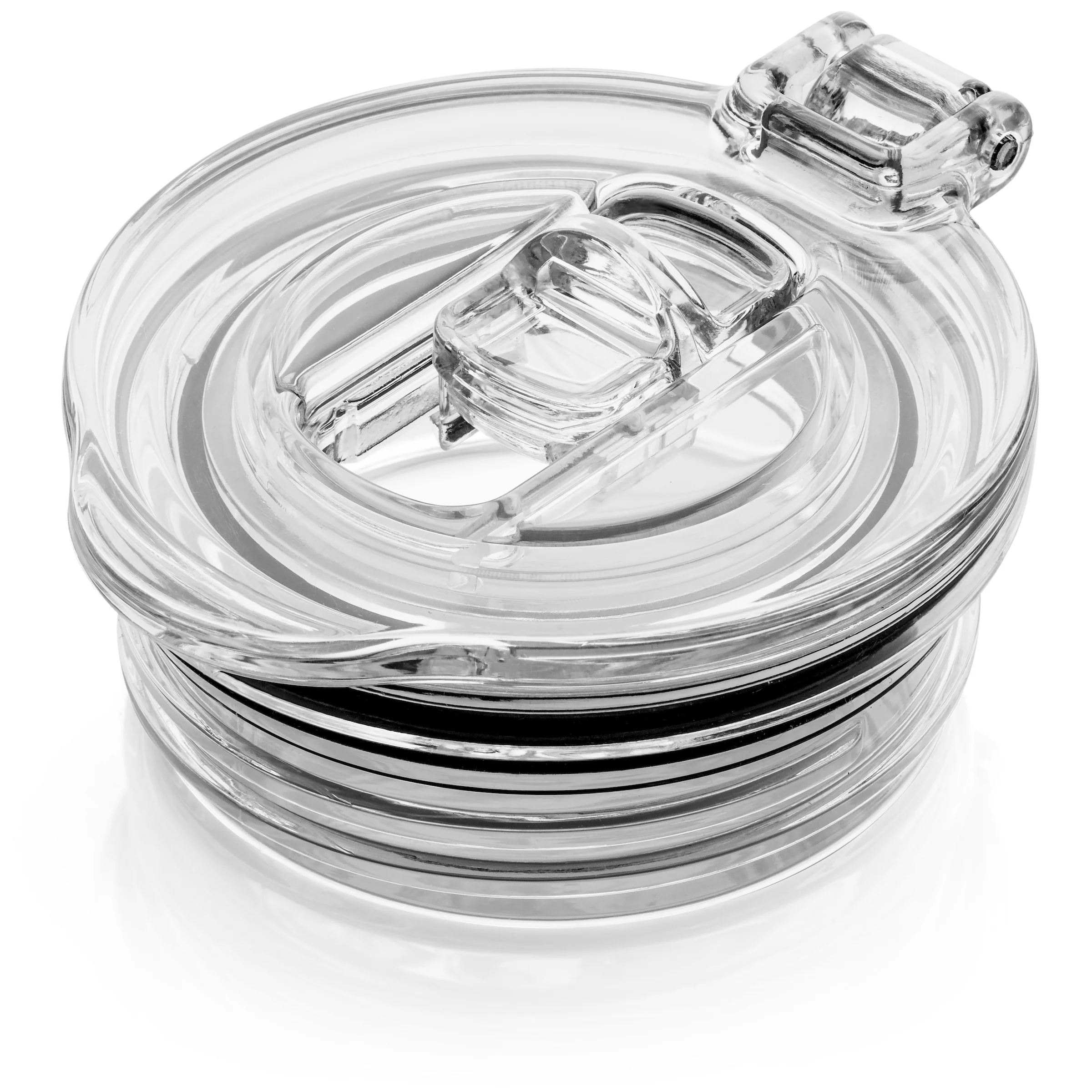 BrüMate Champagne Flute Straw Lids | (Black, Purple and Clear)