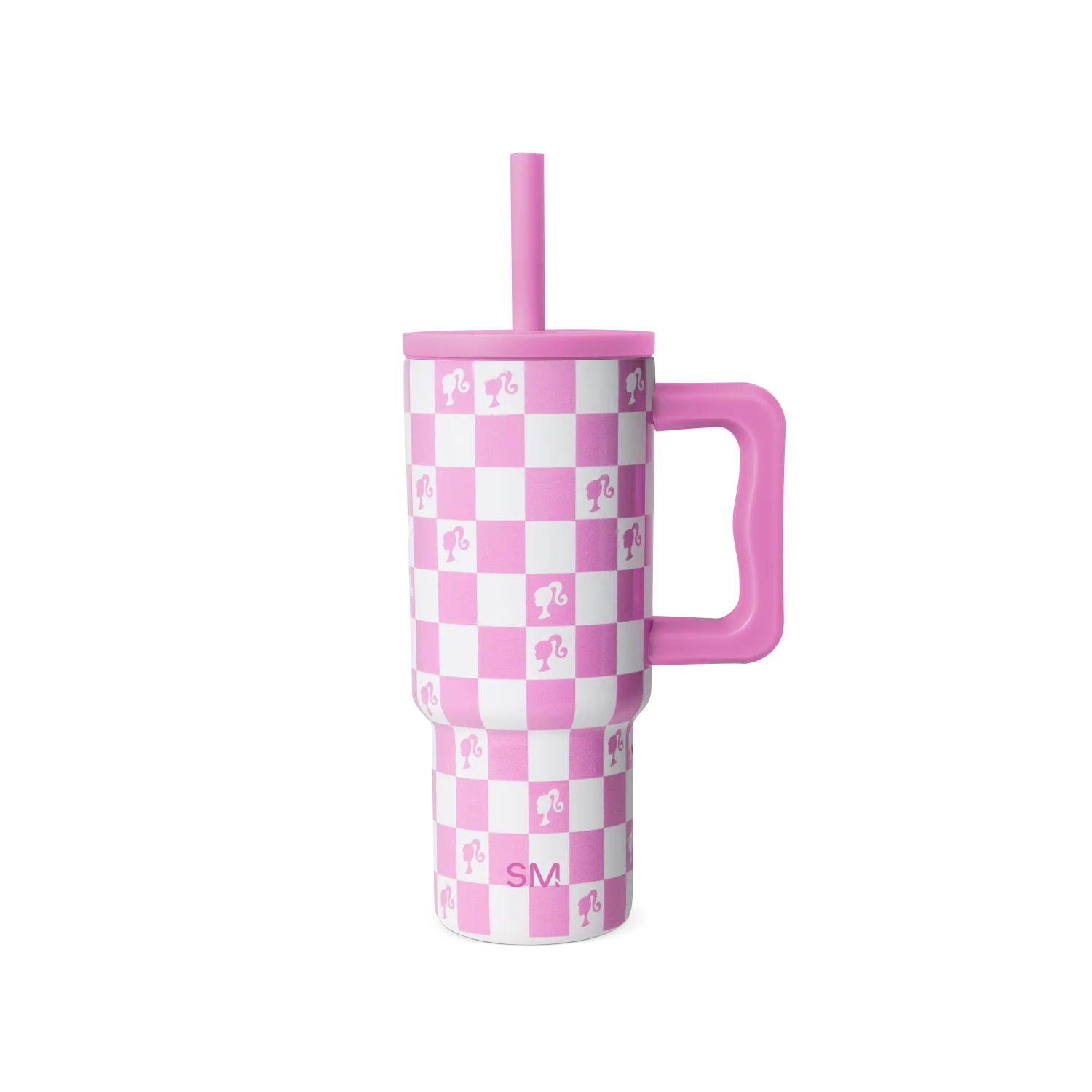 Simple Modern Trek Kids Tumbler with Silicone Straw Lid - 24oz Barbie Checkmate