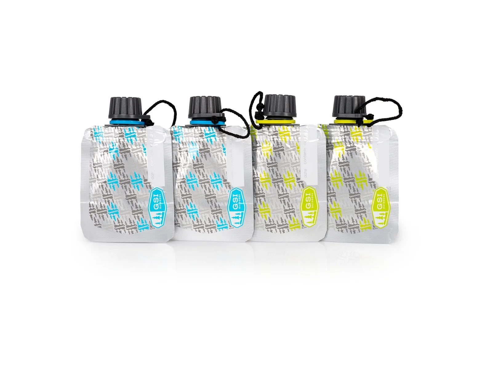 GSI Outdoors Soft Sided Condiment Bottle Set- 2 fl. oz.