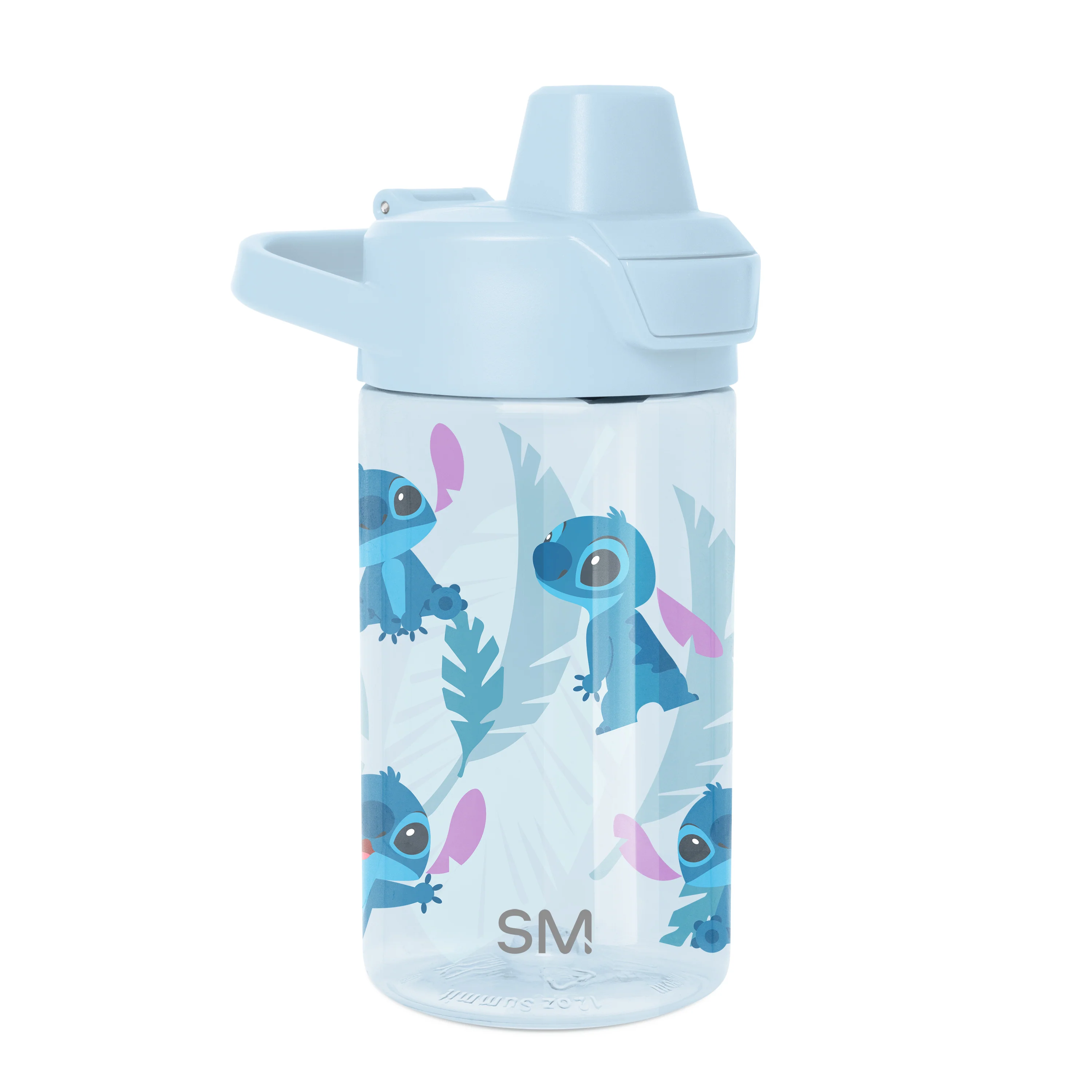 Simple Modern Summit Kids Plastic Water Bottle with Simple Flip Straw Lid - 12oz Tropical Stitch