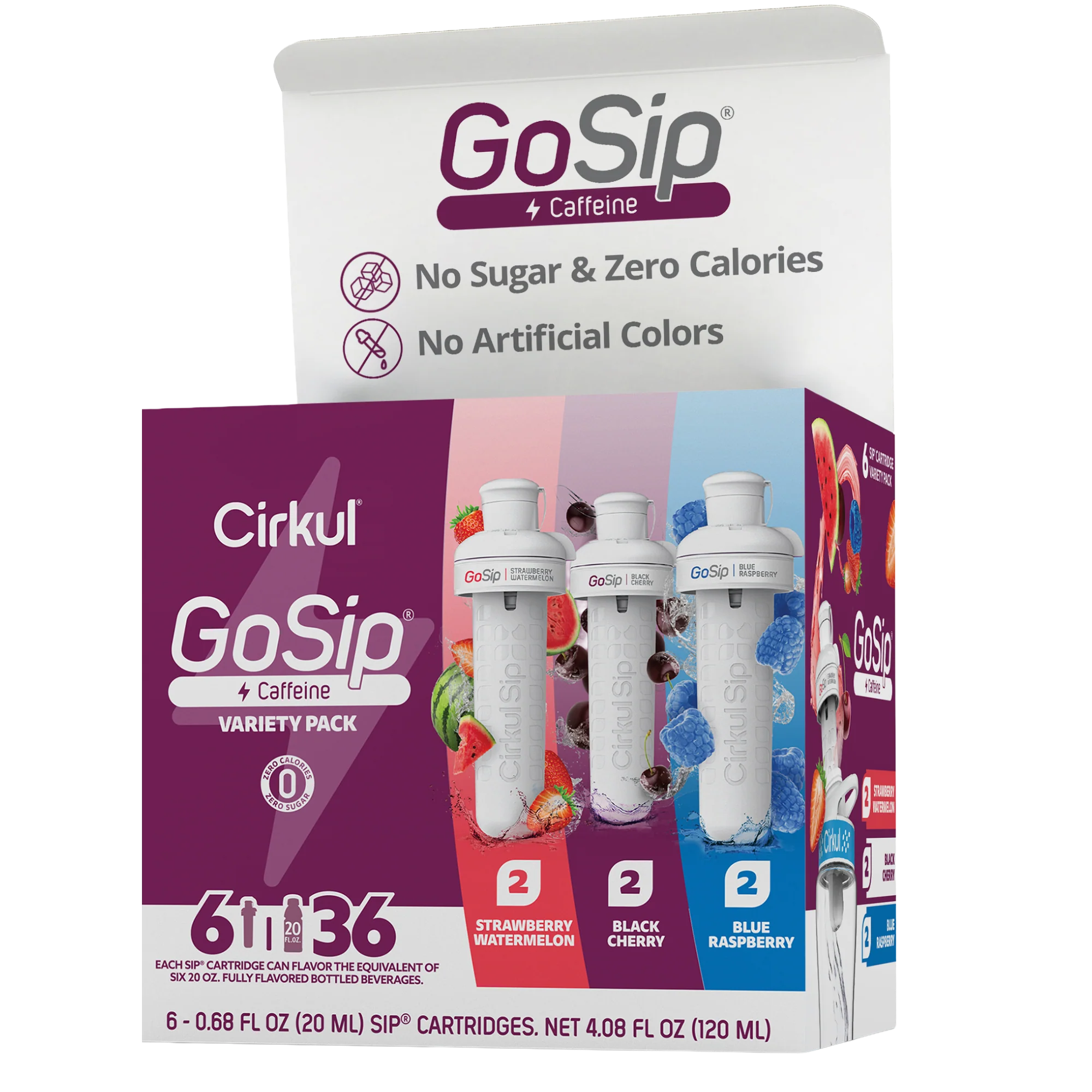 Cirkul GoSip® 6-Pack Variety Pack - Model MP6PKGO01-US
