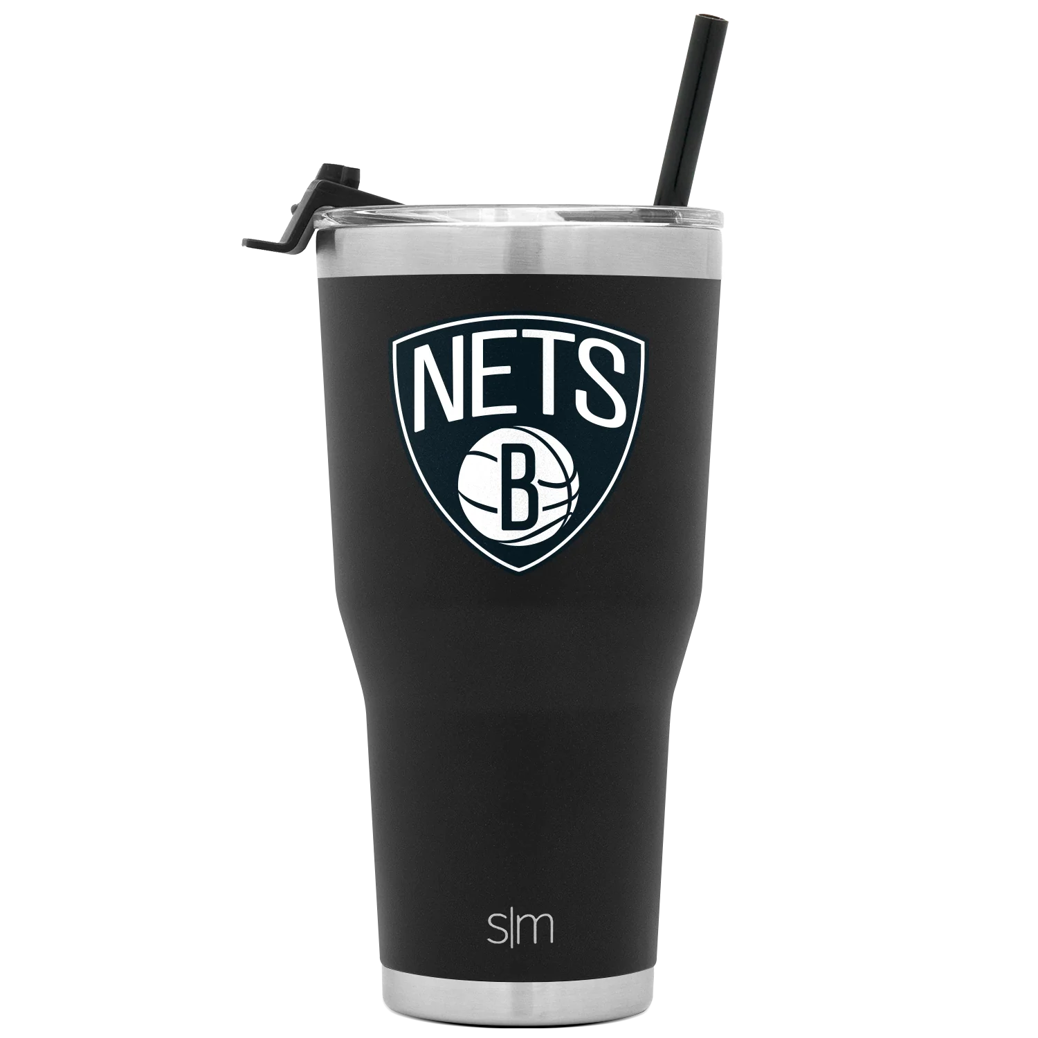 Simple Modern NBA Cruiser Tumbler with Flip Lid and Straw - 30oz Brooklyn Nets
