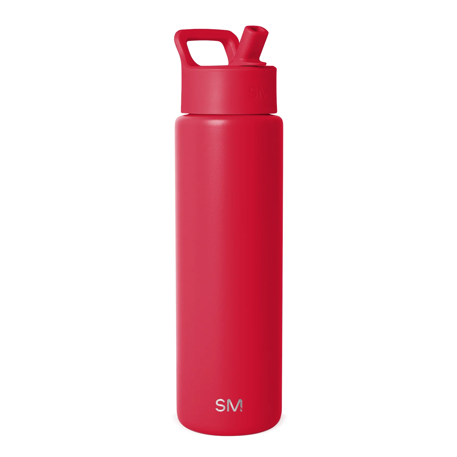 Simple Modern Summit Water Bottle with Straw Lid - 30oz Ember Red