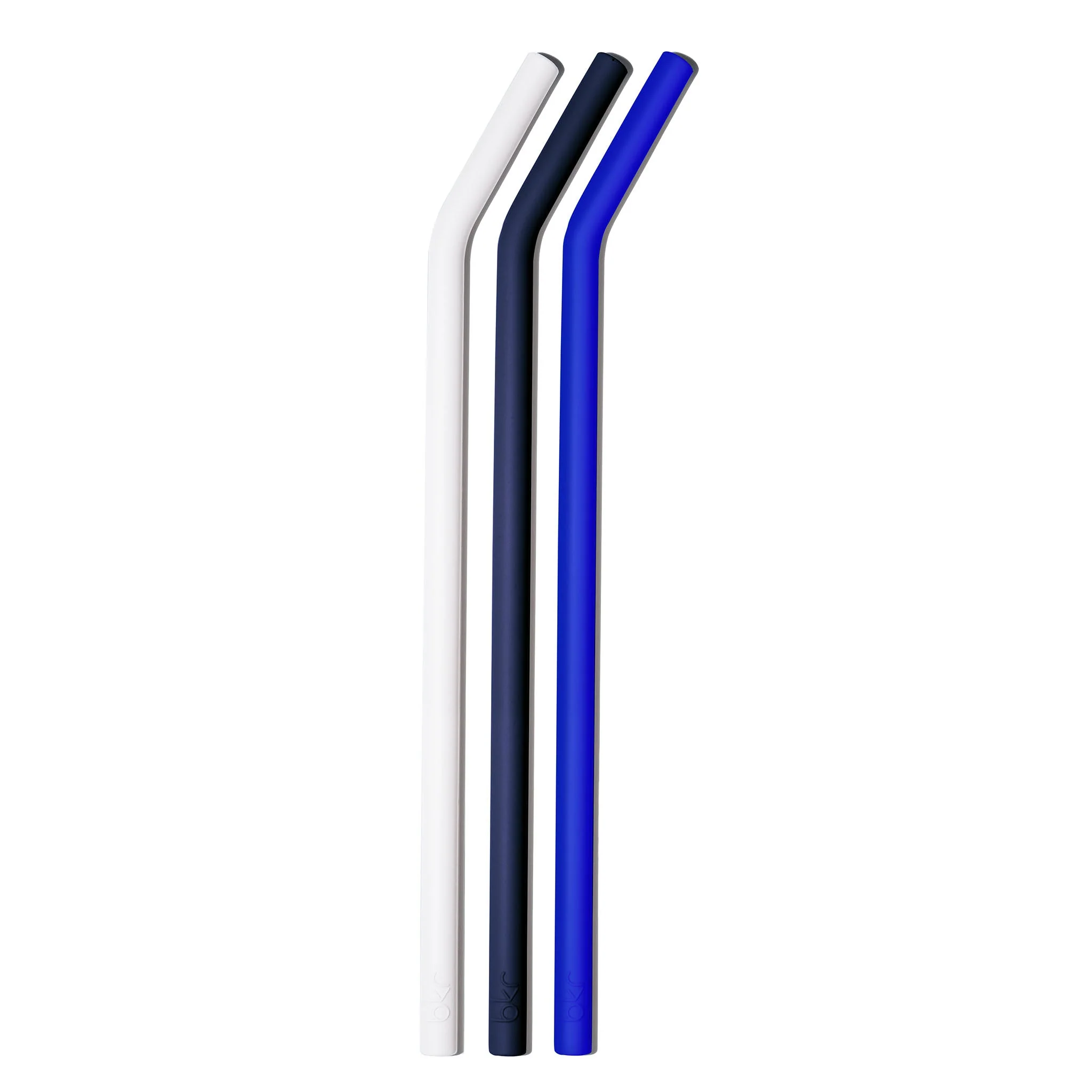 bkr CUTE BUOY BLUES BIG BOTTLE STRAWS 1L (32 OZ) SET OF THREE