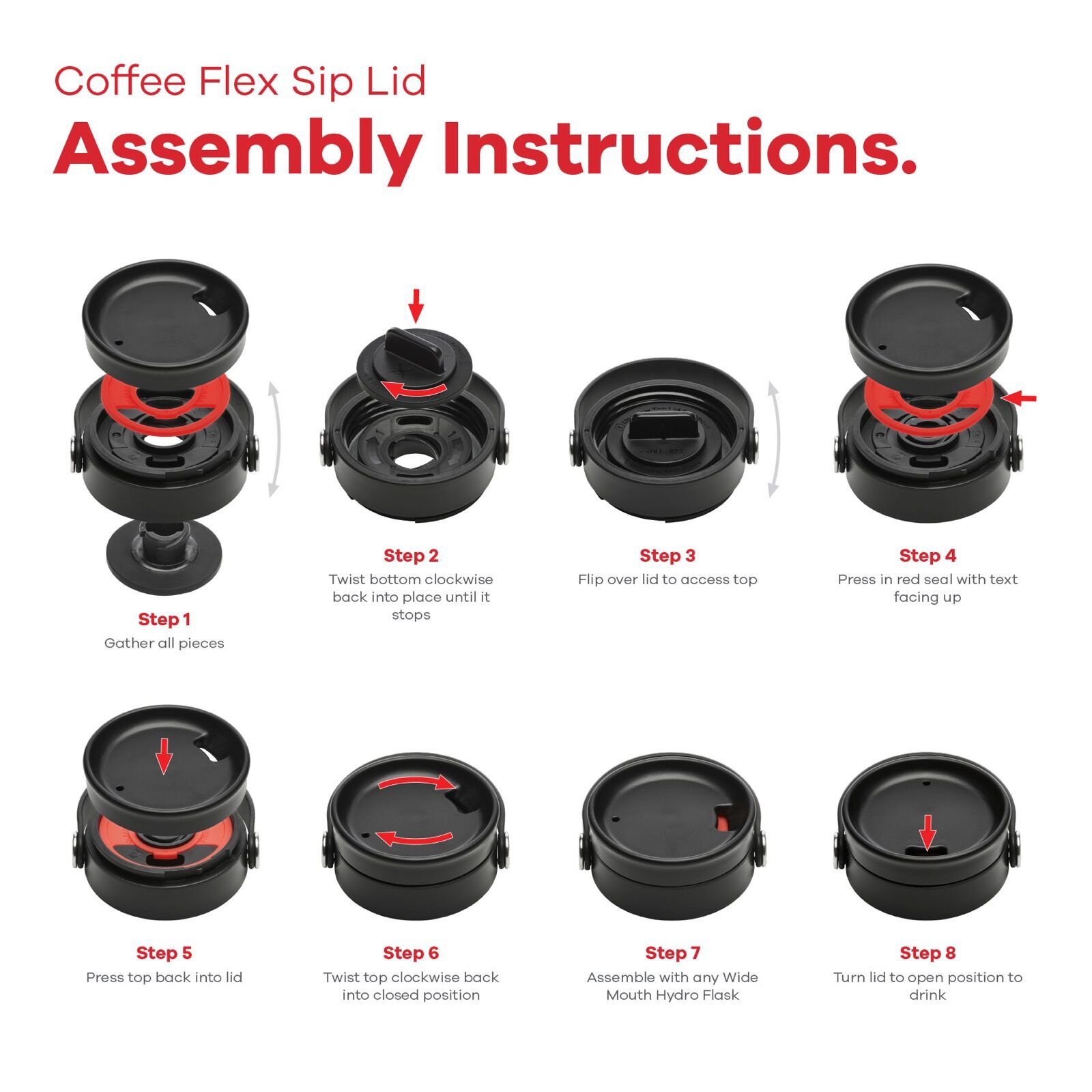 Hydro Flask 20 oz Coffee with Flex Sip™ Lid