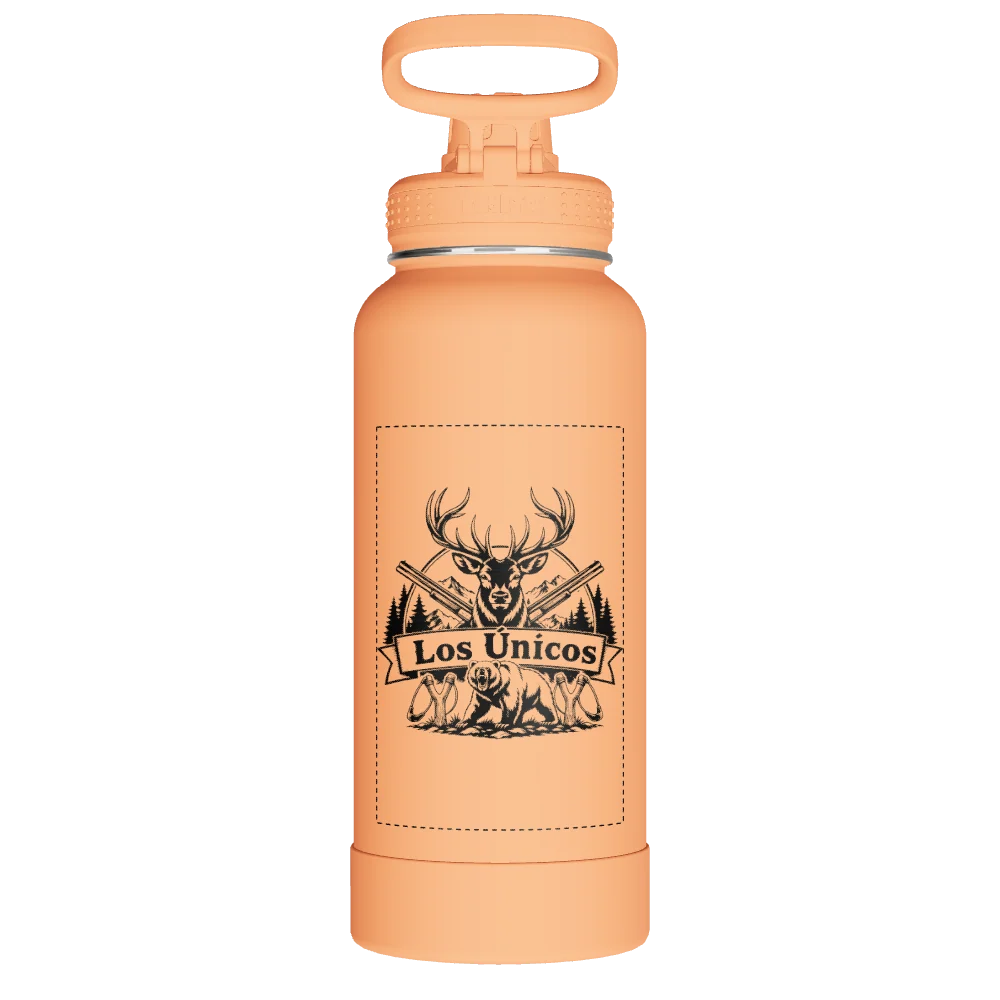Takeya Actives Water Bottle With Spout Lid - 32oz Tart Orange - Model 51036-TAKEYA-ACTIVES-WATER-BOTTLE-WITH-SPOUT-LID-CUSTOMIZED-350-32OZ-TART-ORANGE