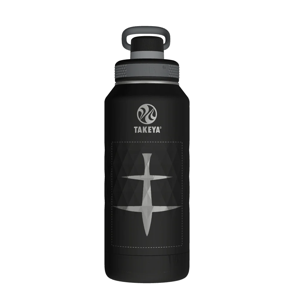 Takeya Sport Water Bottle - 32oz Obsidian Spout - Model 51331-TAKEYA-SPORT-WATER-BOTTLE-CUSTOMIZED-327-32OZ-OBSIDIAN-SPOUT