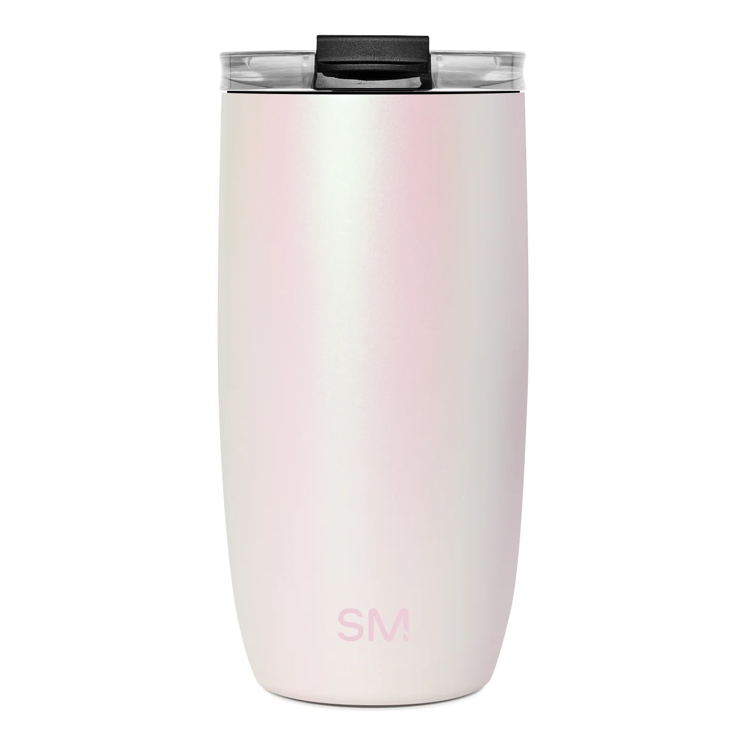 Simple Modern Voyager Tumbler with Clear Flip Lid & Straw - 16oz Coconut Pearl