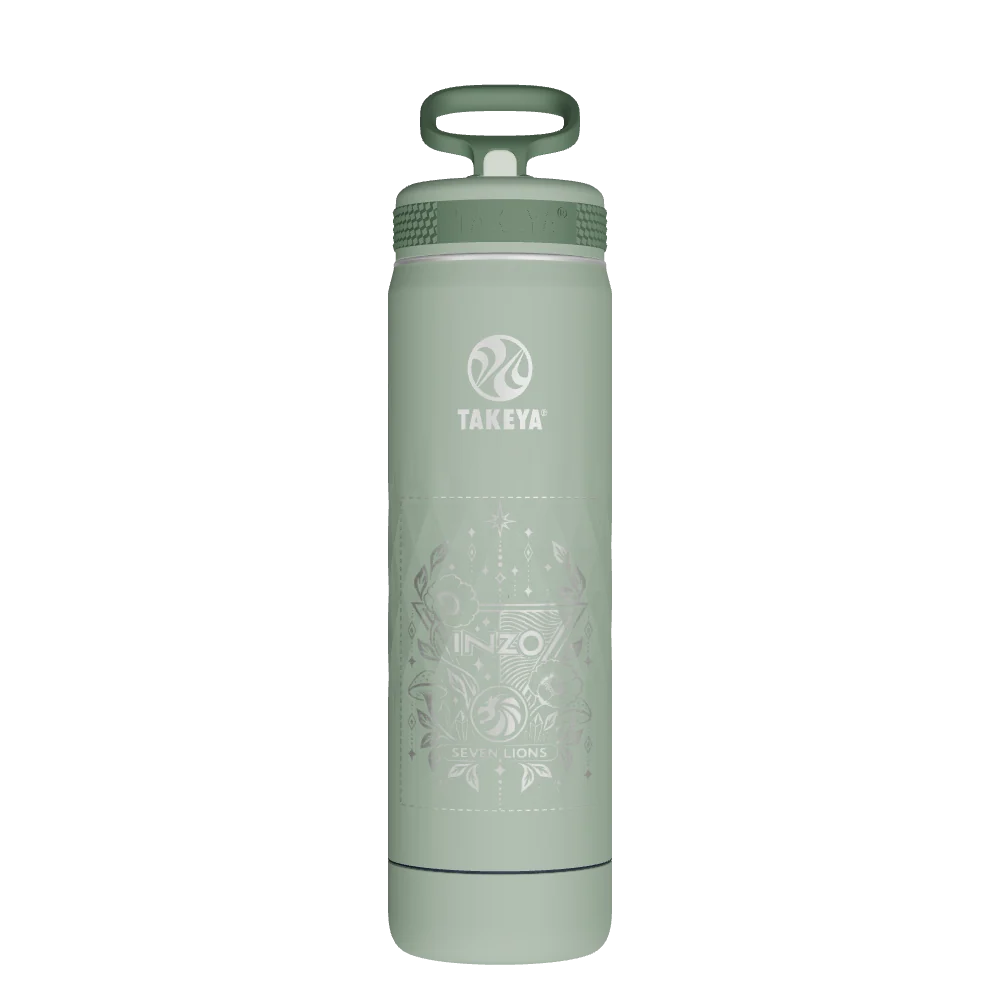 Takeya Sport Water Bottle - 22oz Eucalyptus Straw