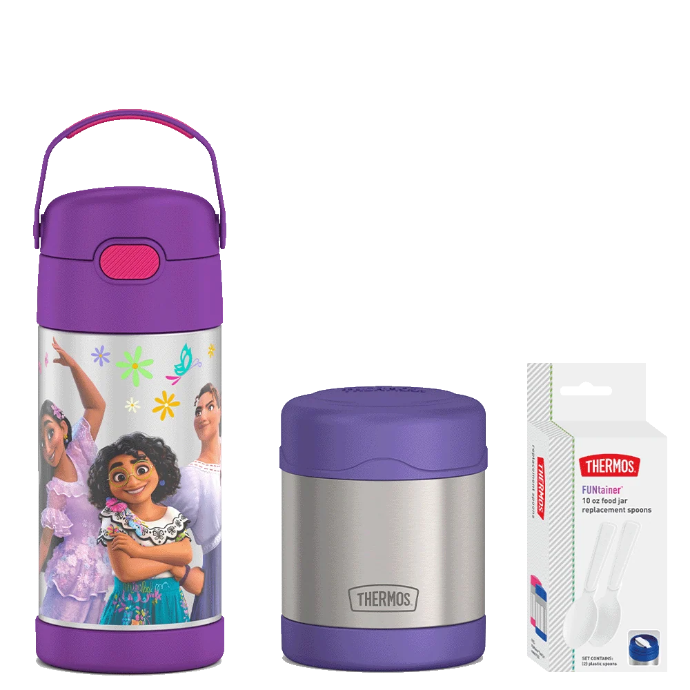 THERMOS 12oz Encanto FUNtainer® Water Bottle & 10oz Food Jar Bundle