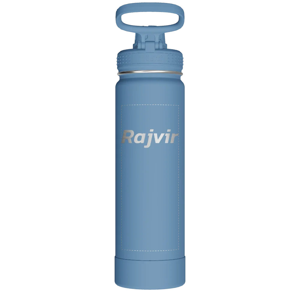 Takeya Actives Water Bottle With Spout Lid - 22oz Bluestone - Model 50292-TAKEYA-ACTIVES-WATER-BOTTLE-WITH-SPOUT-LID-CUSTOMIZED-218-22OZ-BLUESTONE